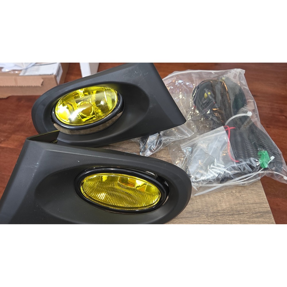 Yellow Lens Fog Light Kit for 2002-2004 Acura RSX DC5 Bumper Lamps H11 Bulbs